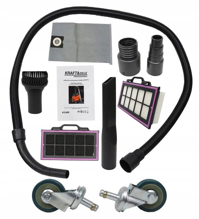 INDUSTRIAL CONSTRUCTION VACUUM CLEANER FOR GYPSUM WITH SHAKER KD488