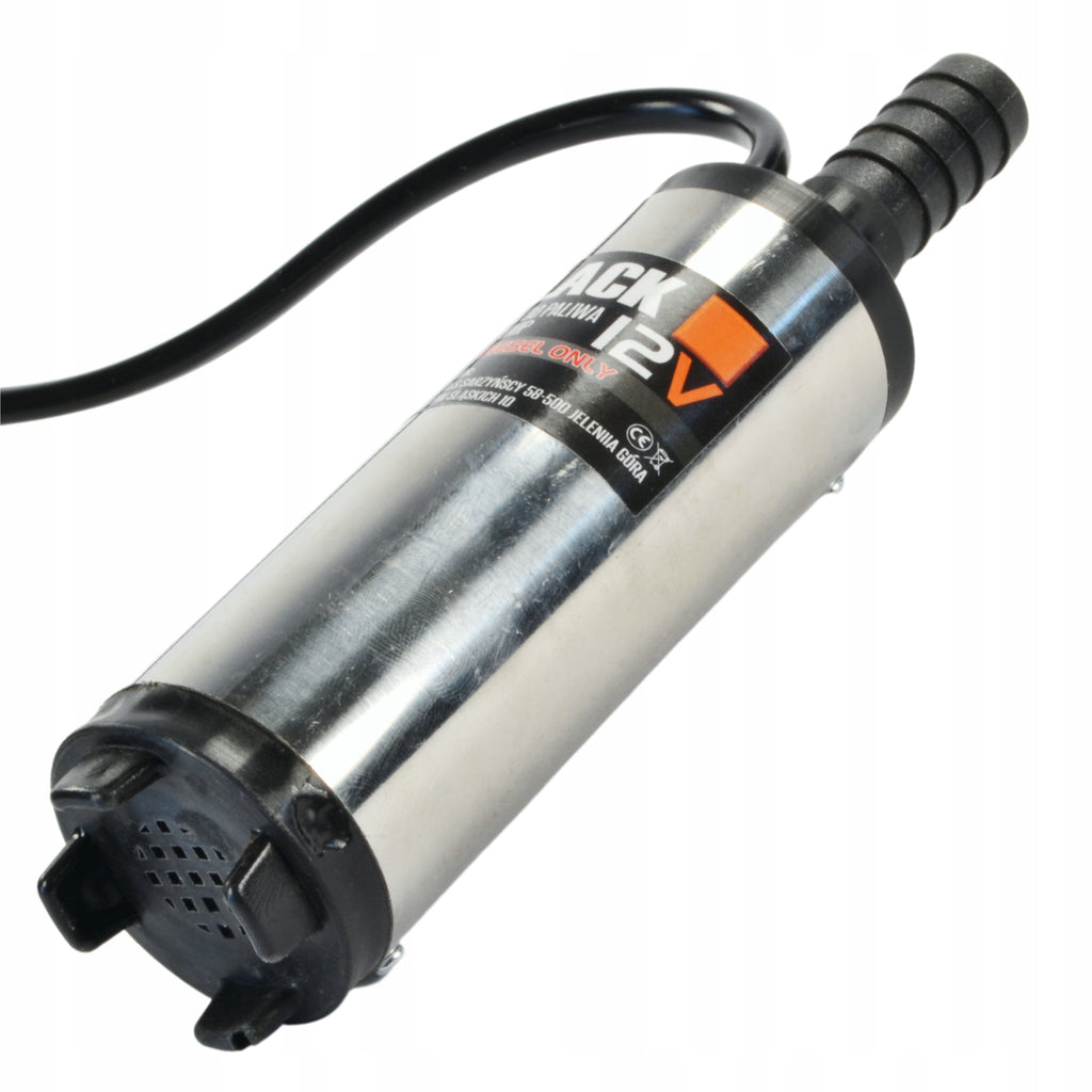Diislikütuse äravoolupump 12V 38mm 3 m Black kaabliga