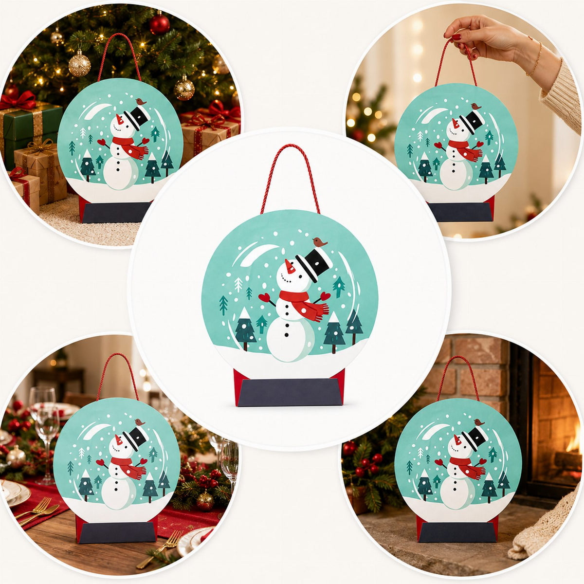 Christmas Gift Bags for Santa Presents under the Tree