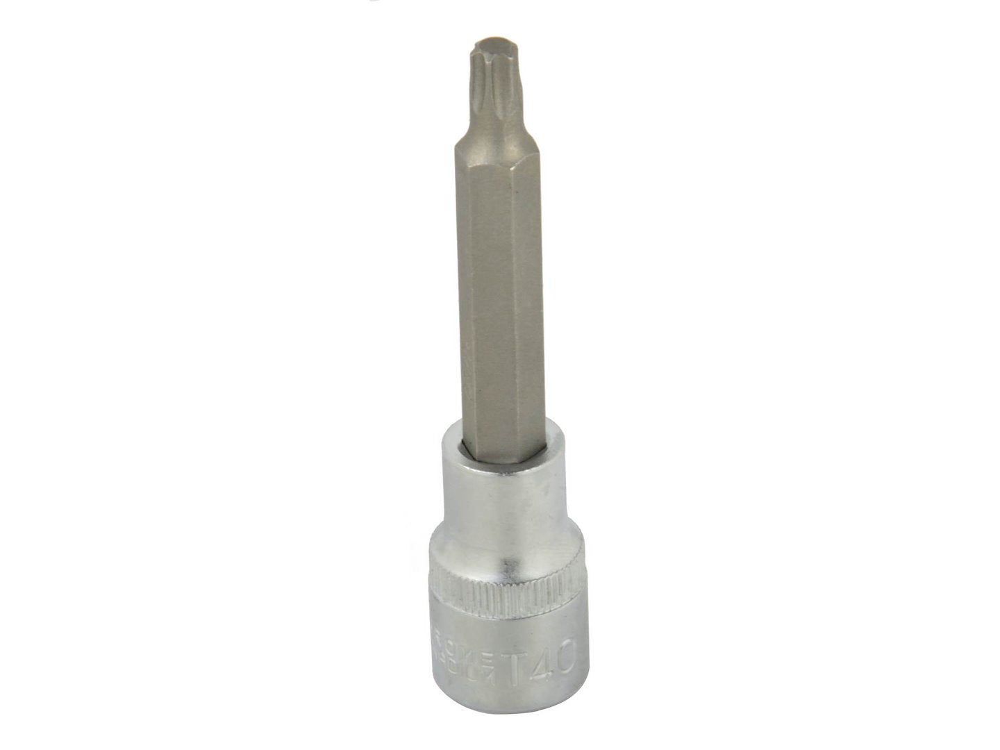 1/2" Metric Bit 6PT Socket, 100mm, T40, CrV