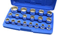 1/2" Gear Lock Socket Set, 8-32 mm, 19 pcs
