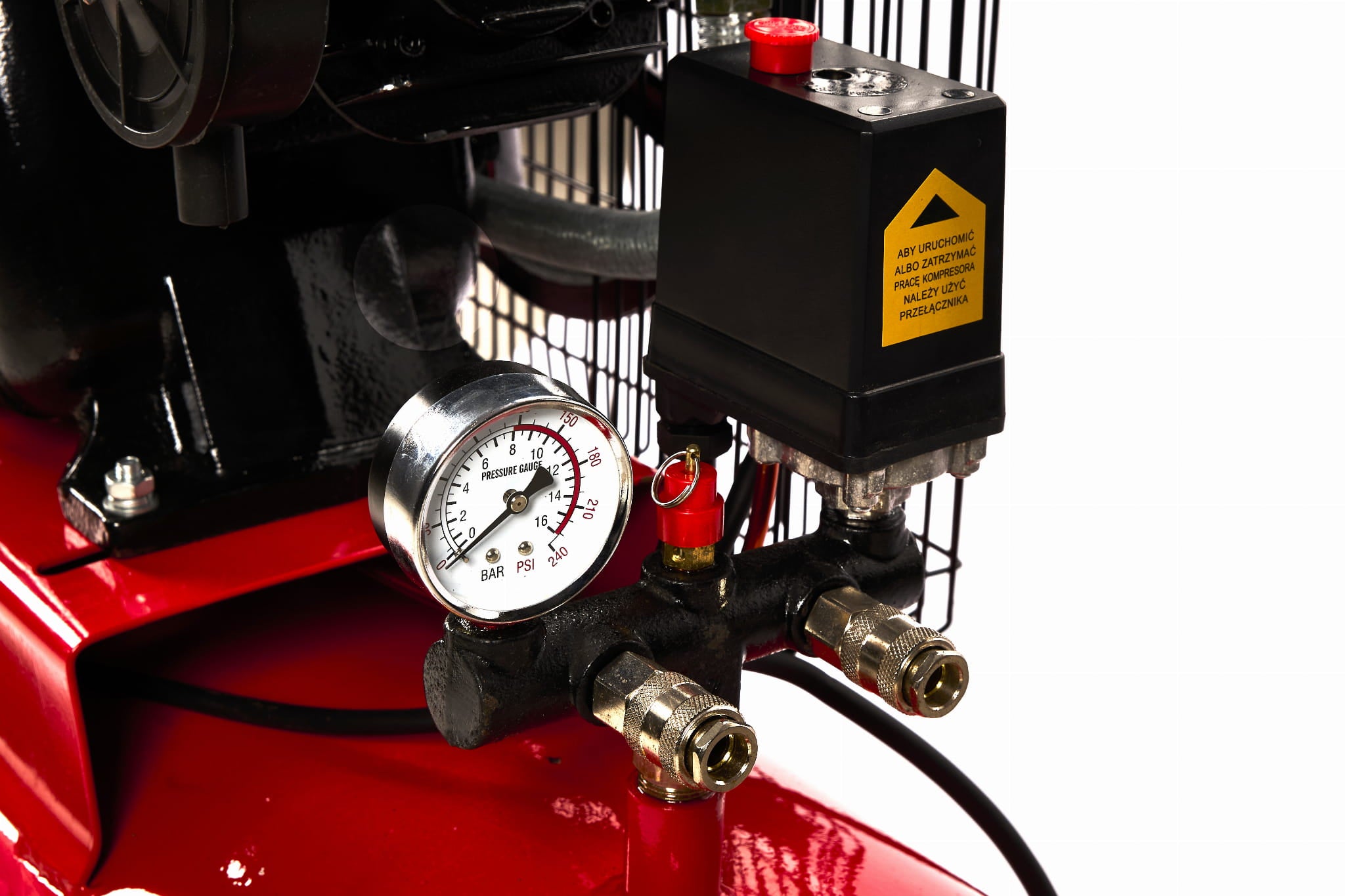 200L Oil Compressor 3 Pistons KD1474 + Separator