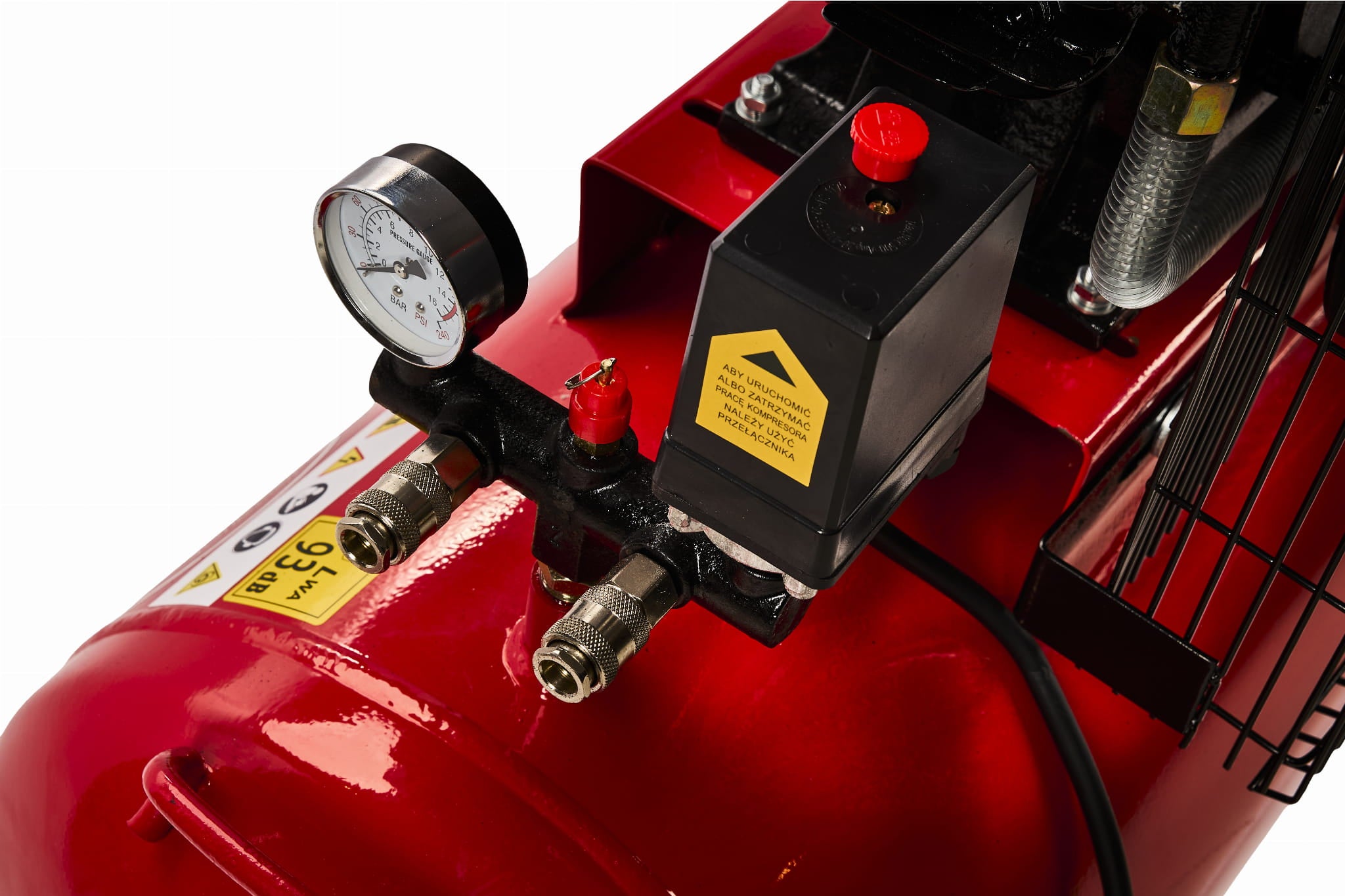 200L Oil Compressor 3 Pistons KD1474 + Separator