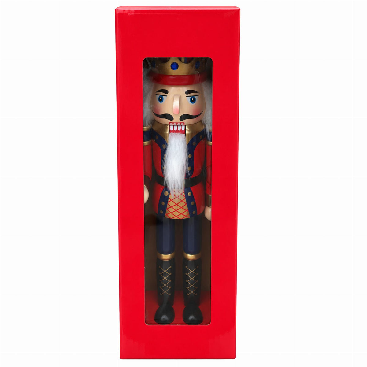 Puidust dekoratiivne pähklipurejafiguur 30 cm Premium RC-K-2714