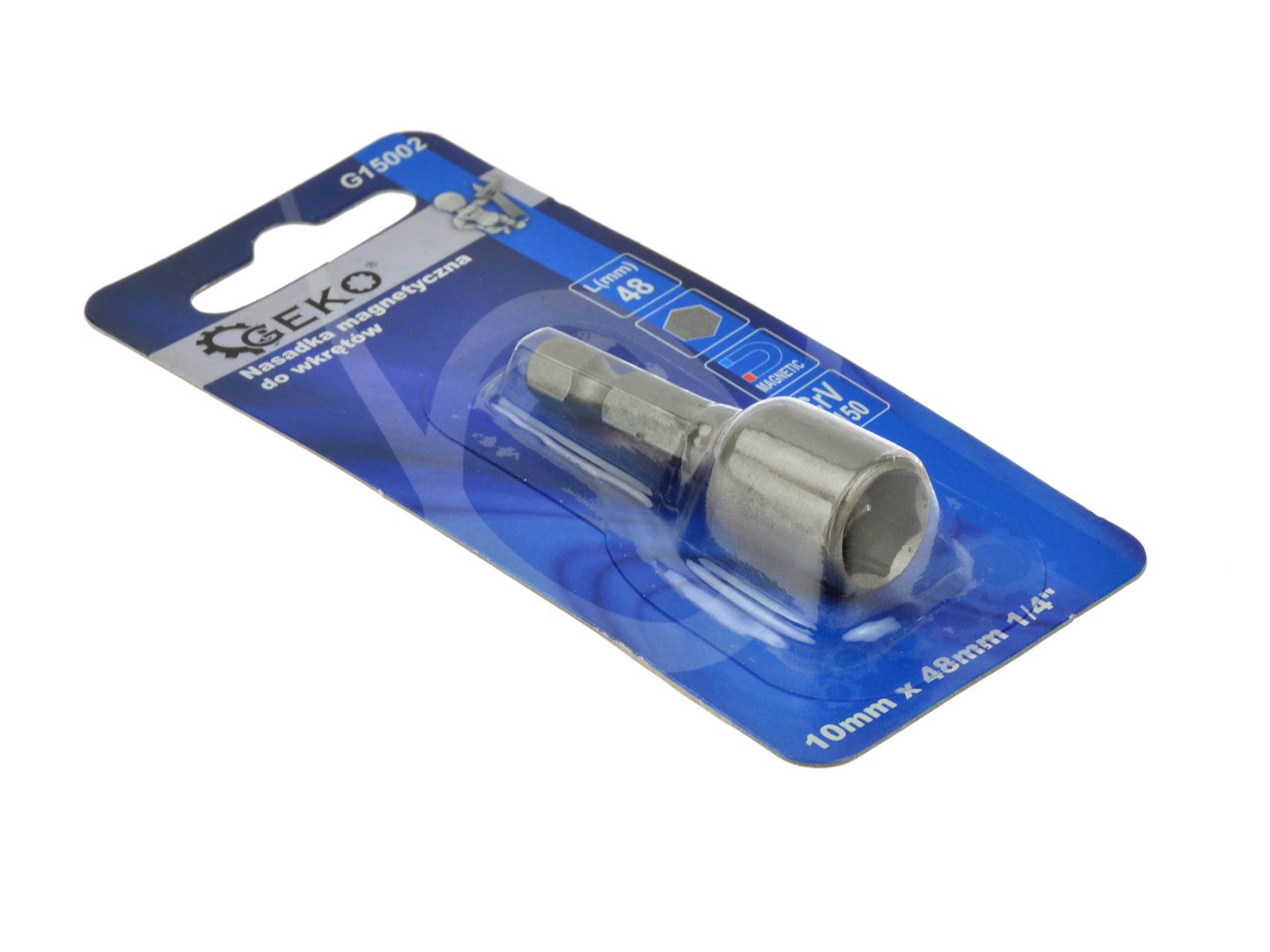 Magnetic Drill Driver Hex Socket Bit 10 mm x 48 mm 1/4"