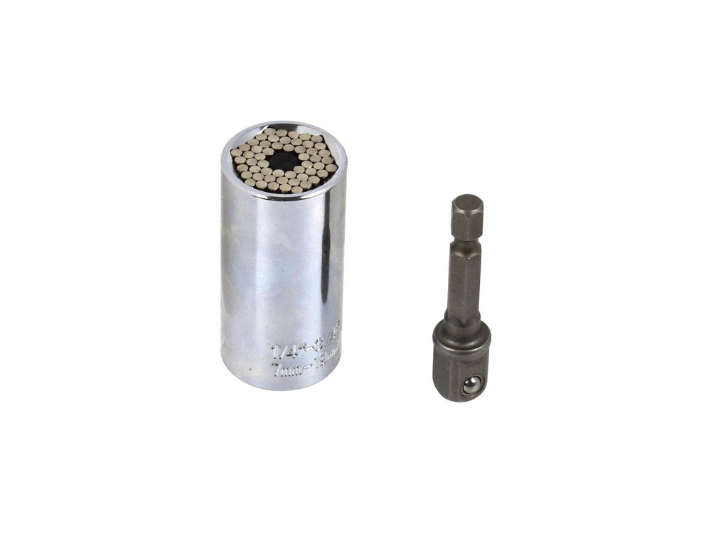Universal Socket Adapter CrV 7-19 + Power Drill Adapter