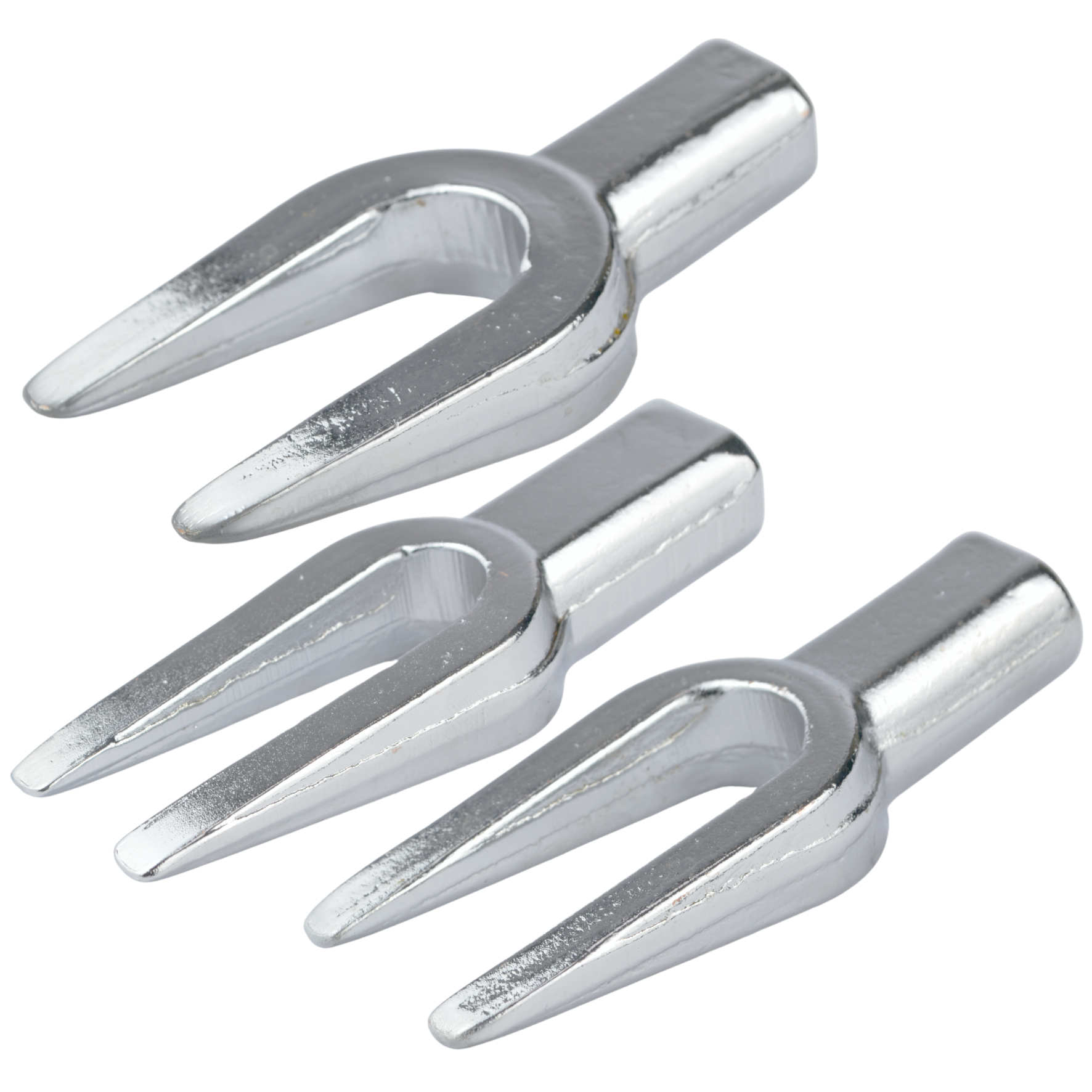 Tihvti ja roolivarda otsa eemaldamise kahvlid