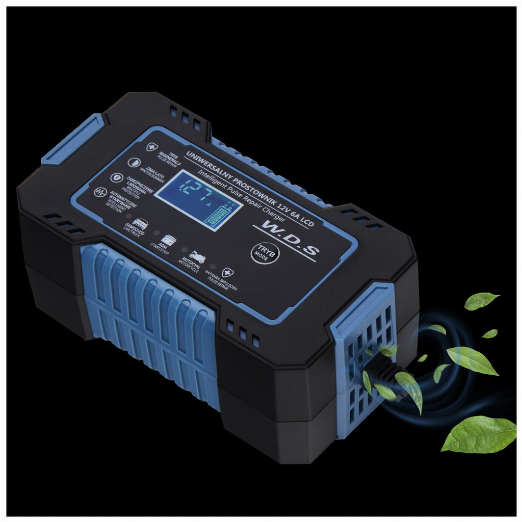 Universaalne automaatne akulaadija 12 V / 6 A WDS2230
