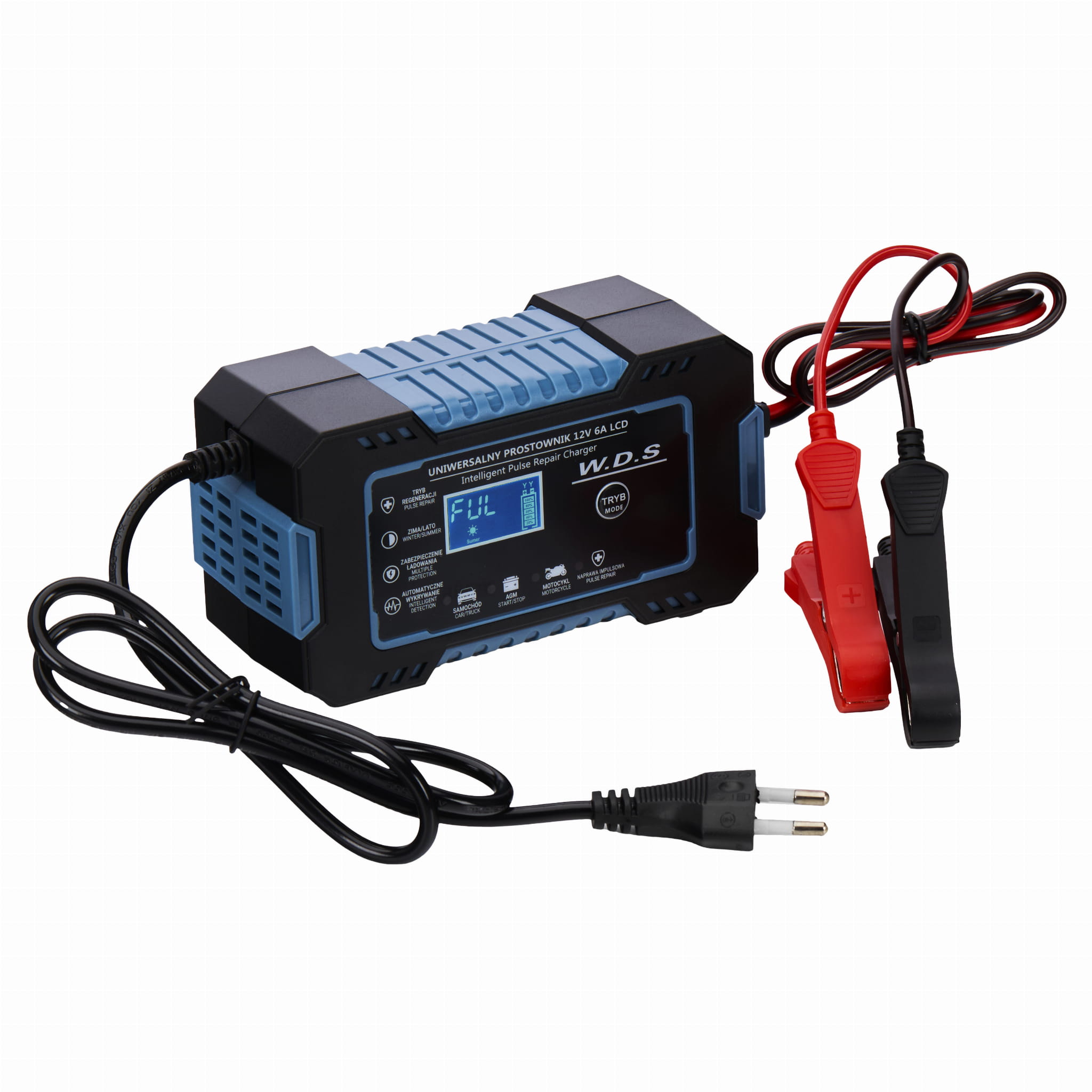 Universaalne automaatne akulaadija 12 V / 6 A WDS2230