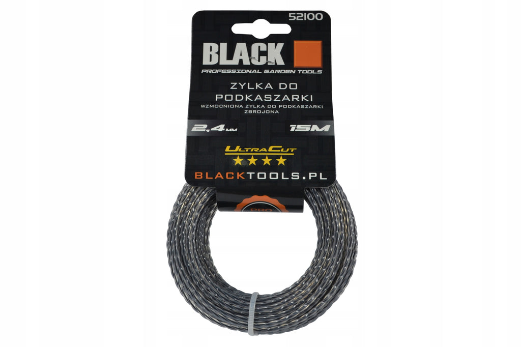 Tugevdatud trimmerijoon 2.4mm x 15m (52100)