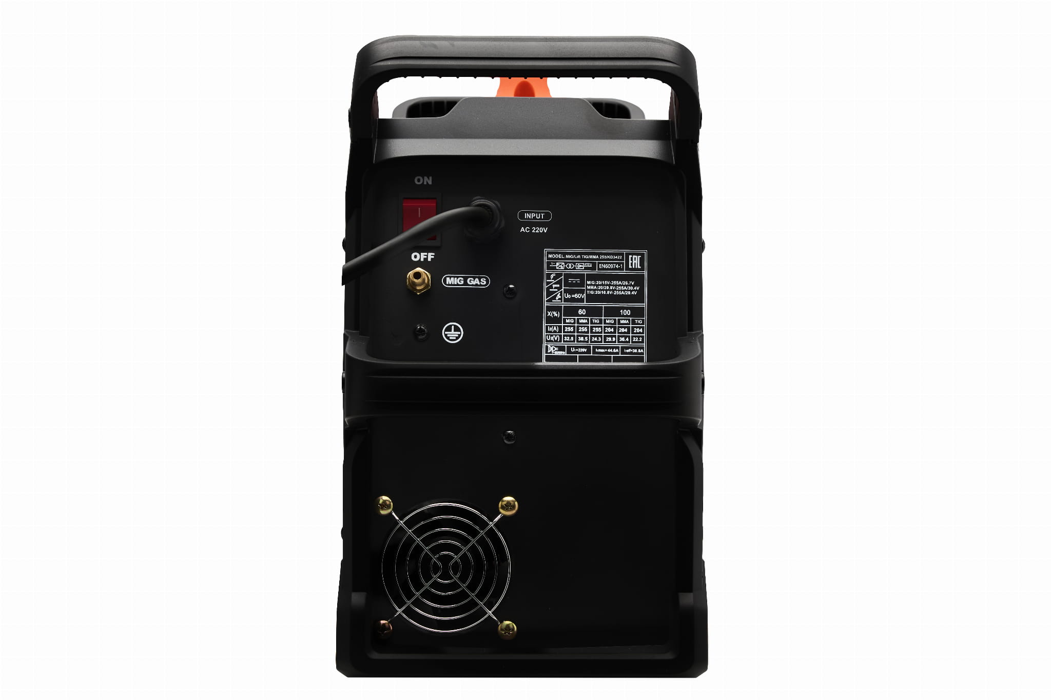INVERTERKEEVITUSAPARAAT 255A MIG/FLUX/MMA/LIFT TIG/ALU KD3422