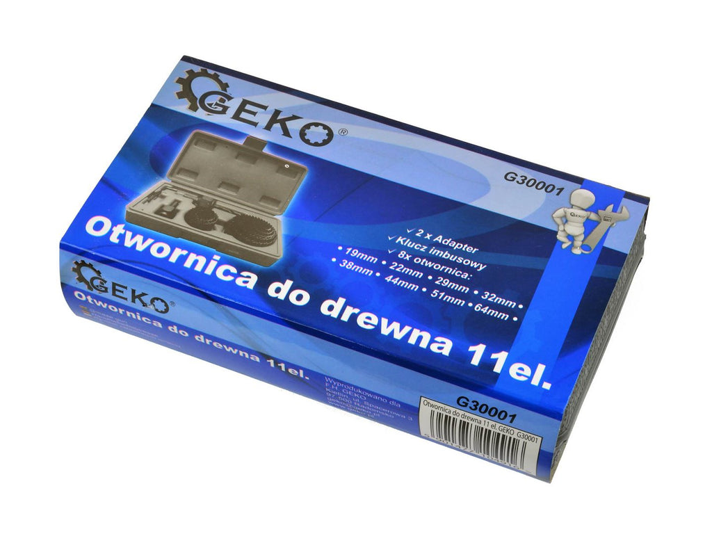 Hole Saw Set 19-64 mm, 11 pcs