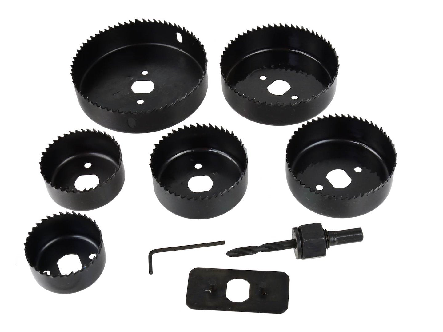 Hole Saw Set 51-102 mm, 8 pcs