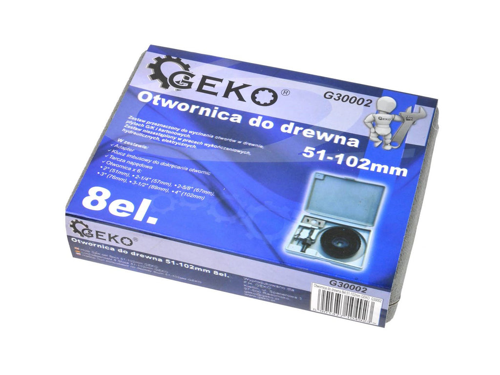 Hole Saw Set 51-102 mm, 8 pcs