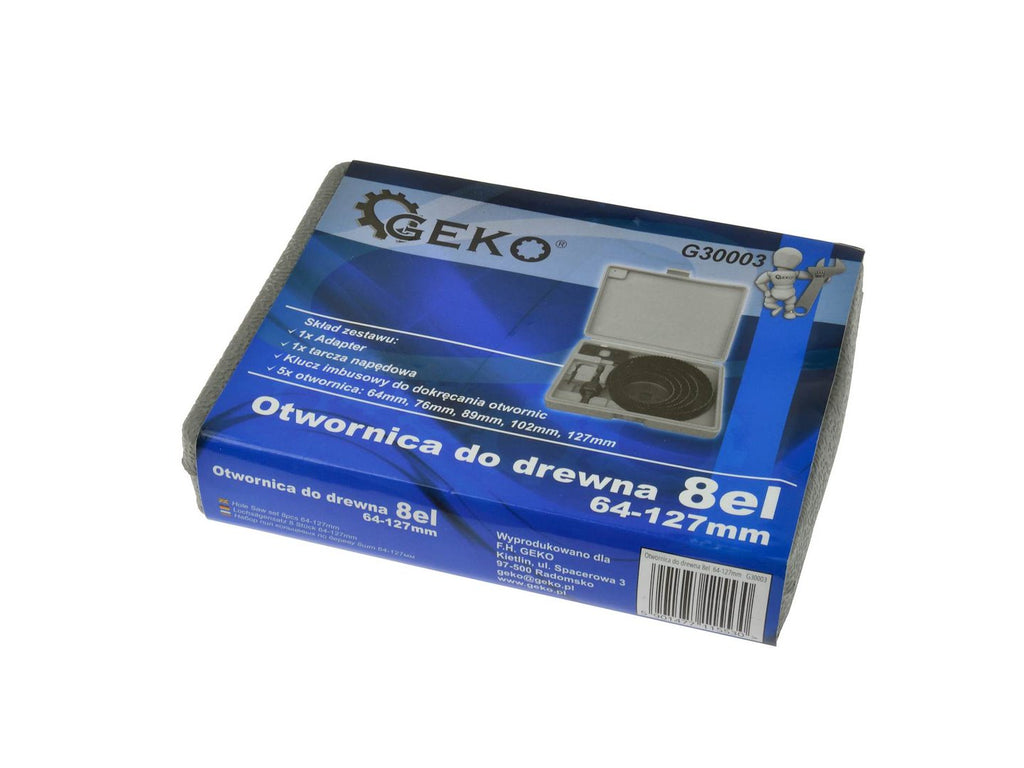Hole Saw Set 64-127 mm, 8 pcs