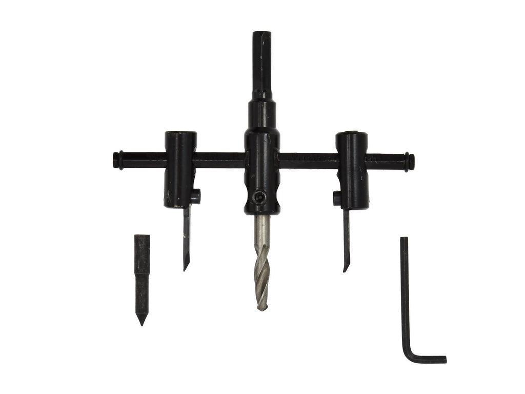 Adjustable hole saw 30-120 mm
