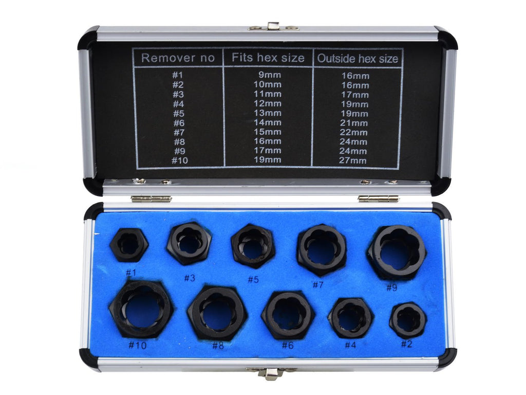 10 pcs bolt extractors