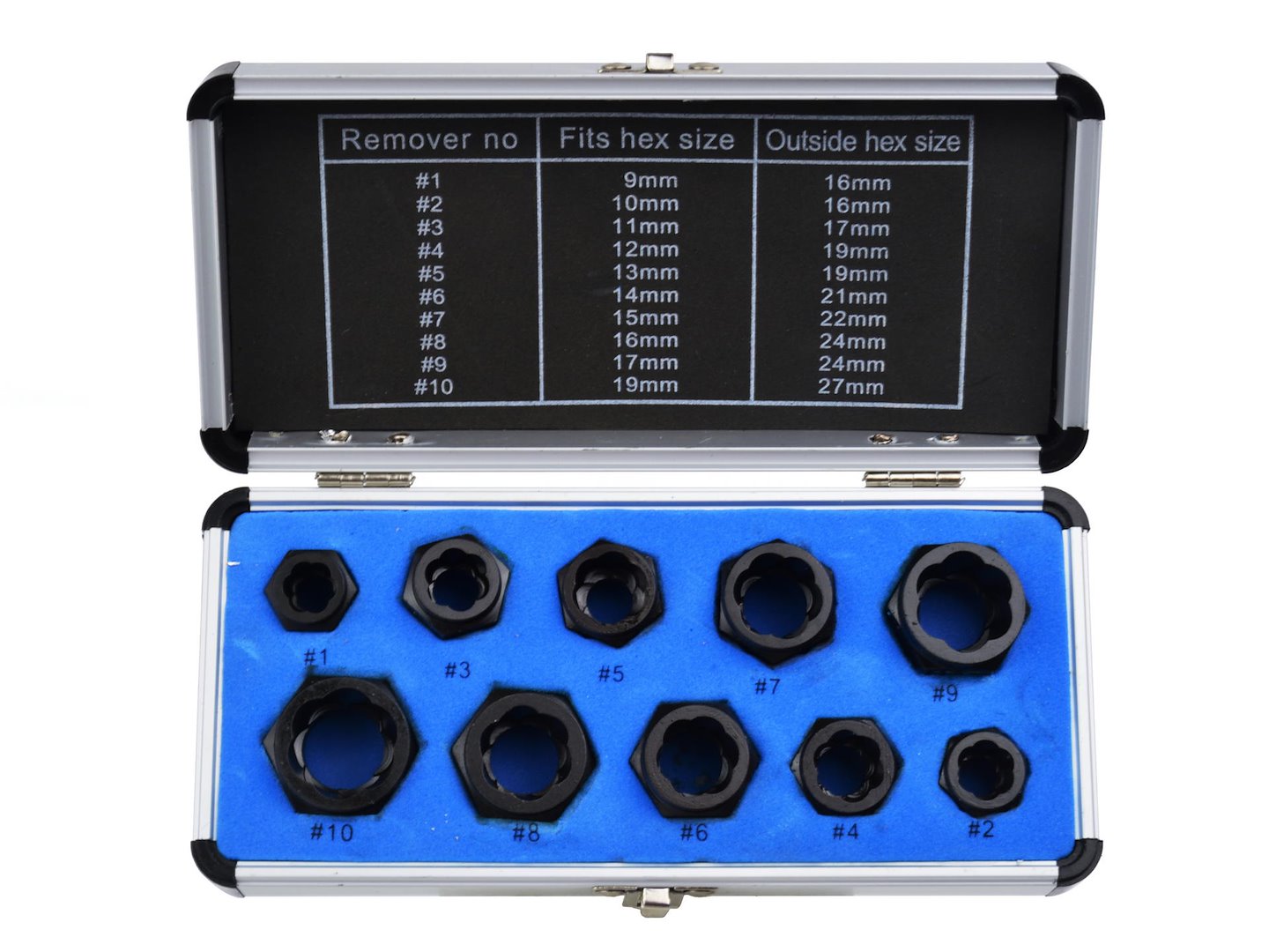10 pcs bolt extractors