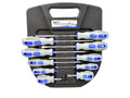 GEKO 10-piece CRV Screwdriver Set (blue-grey)