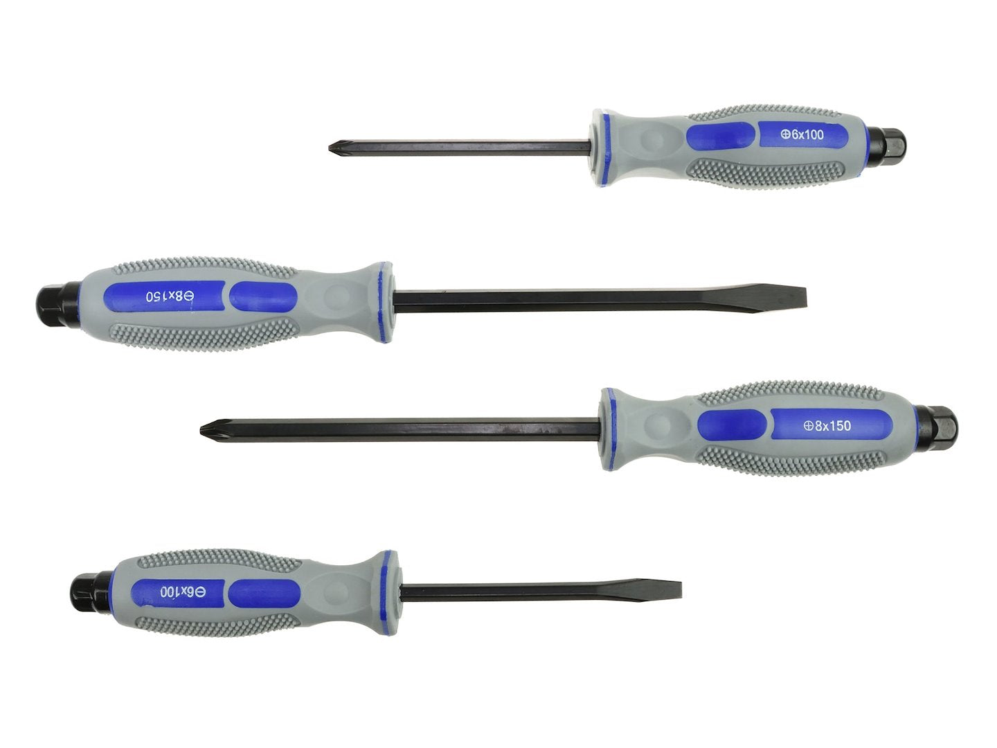 Slotted screwdrivers set CRV 4pcs GEKO