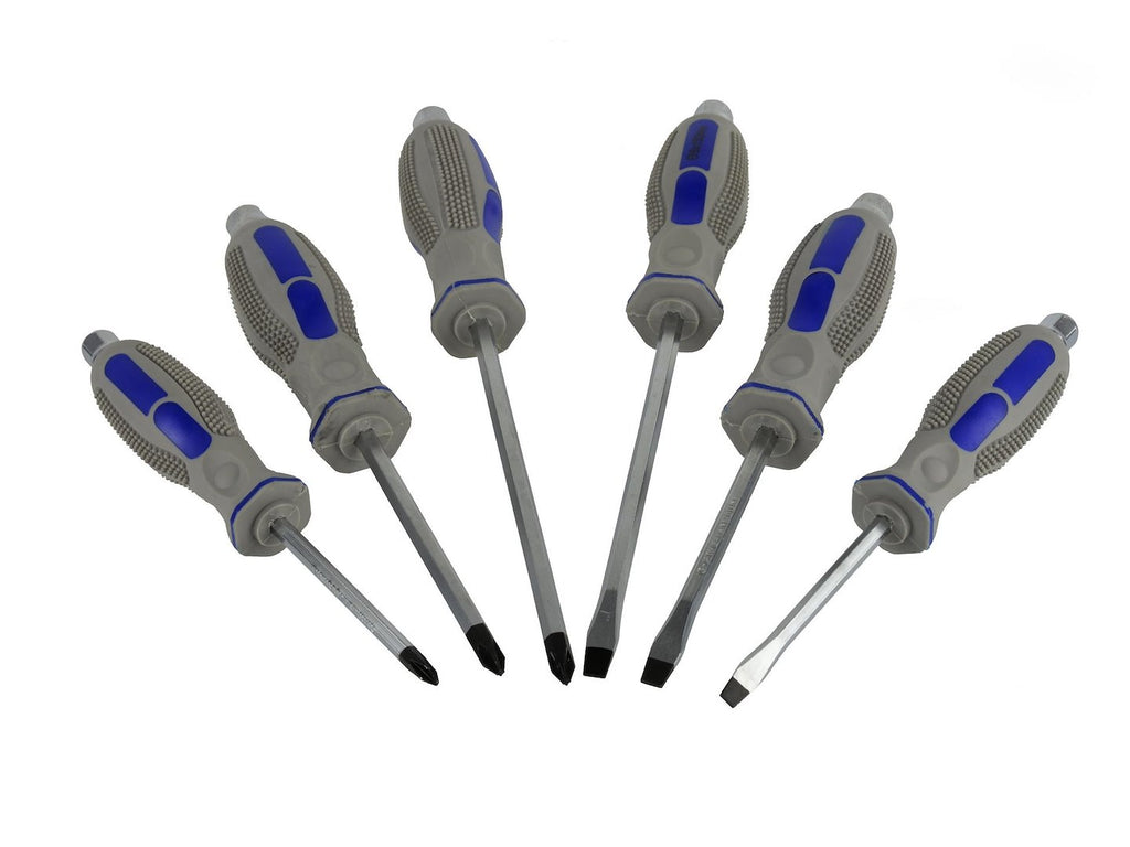 Slotted screwdrivers set CRV 6 pcs GEKO /blister/