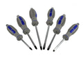 Slotted screwdrivers set CRV 6 pcs GEKO /blister/