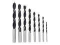 Wood drill set, 8 pcs/set, 3-10 mm