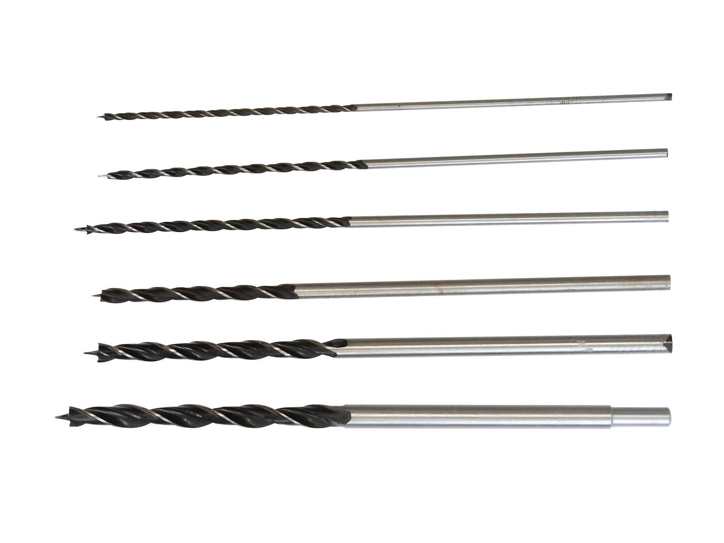 Wood drill set, 6 pcs/set 4-12mm/300mm
