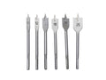 Wood Flat Bit Set, 6 pcs, 10, 12, 16, 18, 20, 25 mm