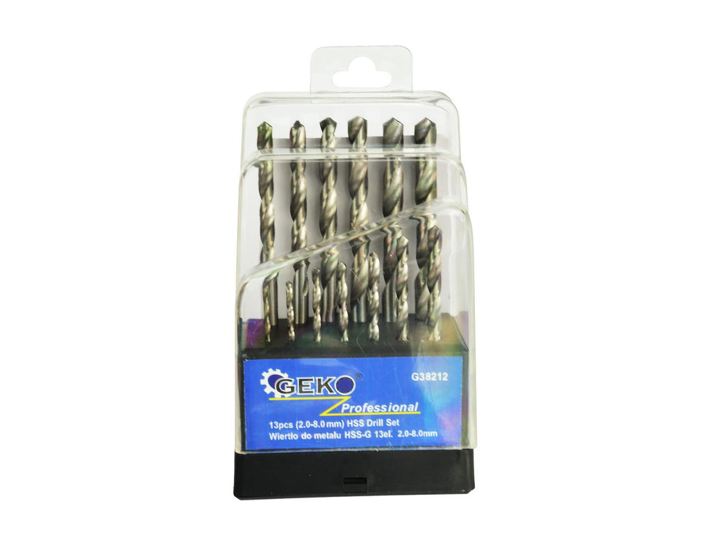 HSS Metal Drill Set 2-8mm, 13 pcs/set