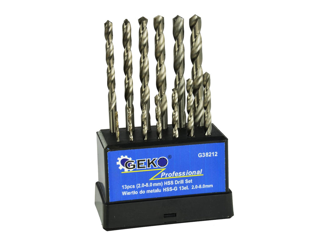 HSS Metal Drill Set 2-8mm, 13 pcs/set