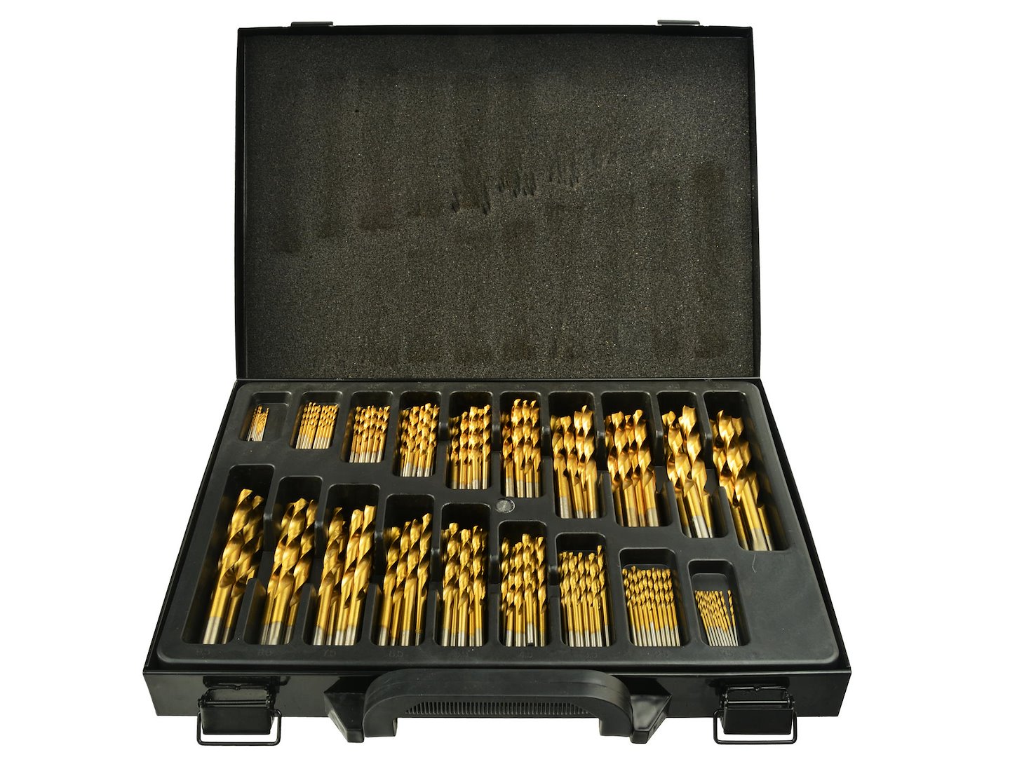 170 pcs HSS titanium-plated drill set
