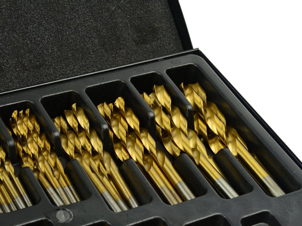 170 pcs HSS titanium-plated drill set