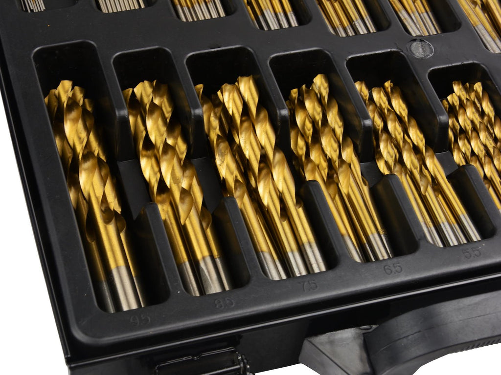 170 pcs HSS titanium-plated drill set