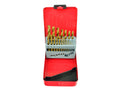 Titanium-plated drill set, 19 pcs, 1-10 mm, for metal