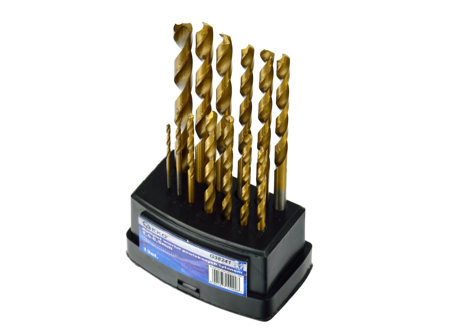 HSS Twist Drill for Metal DIN 338 - 13 PC 1.5-6.5 mm