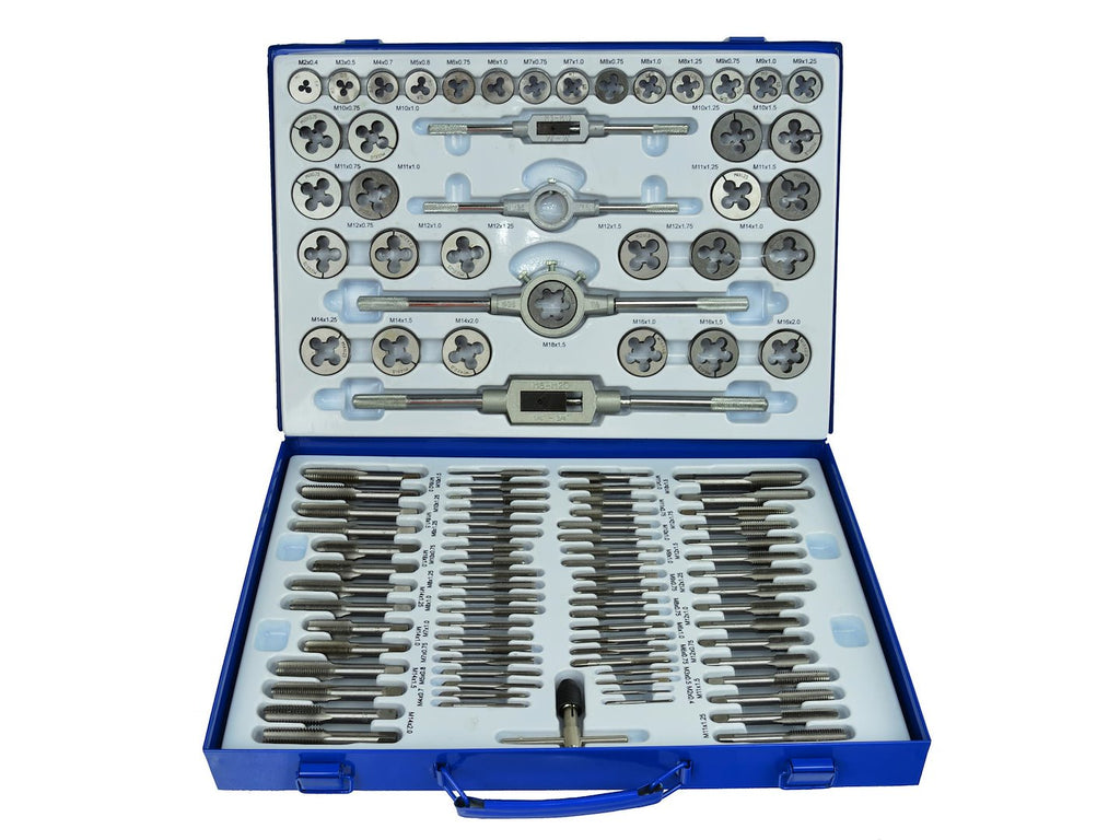 110-piece Metric Tap and Die Set M2-M18