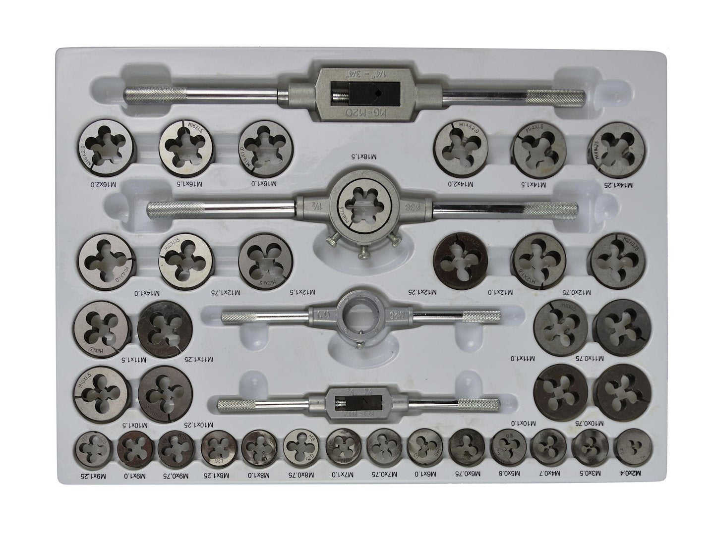 110-piece Metric Tap and Die Set M2-M18