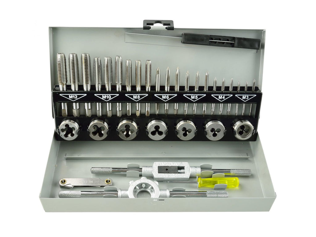 Taps and Dies Set M3-M12, 32 pcs