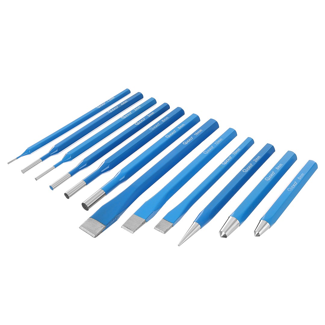 12 pcs punch and chisel set CR-V