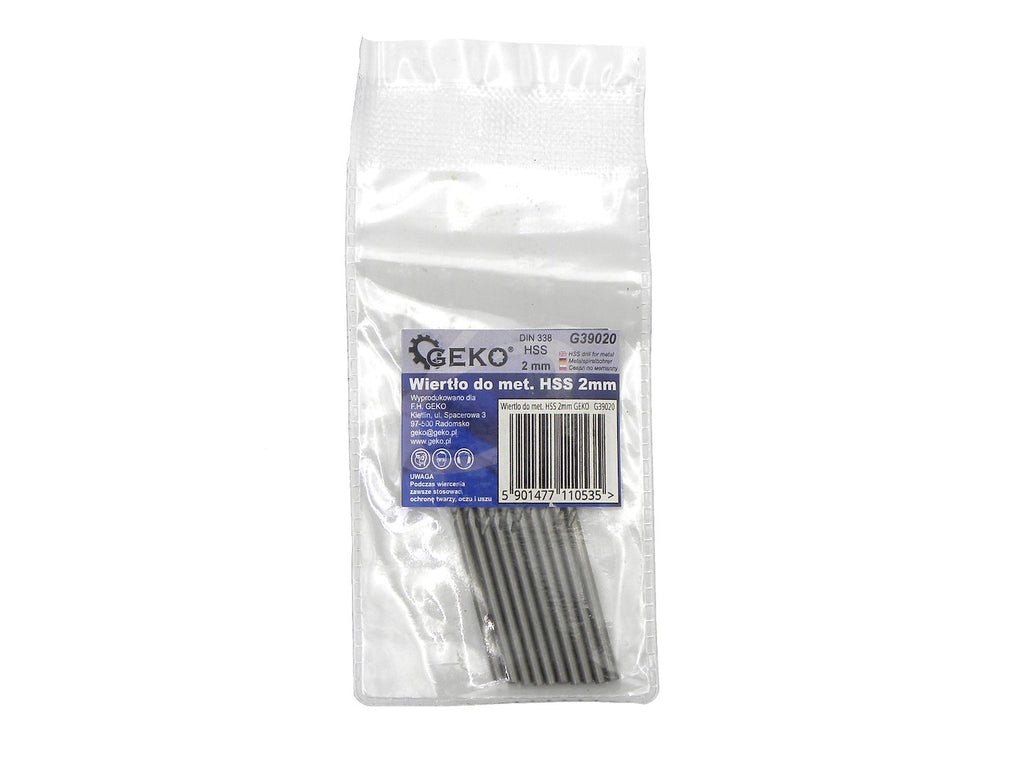 HSS Drill Bit for Metal, 2 mm