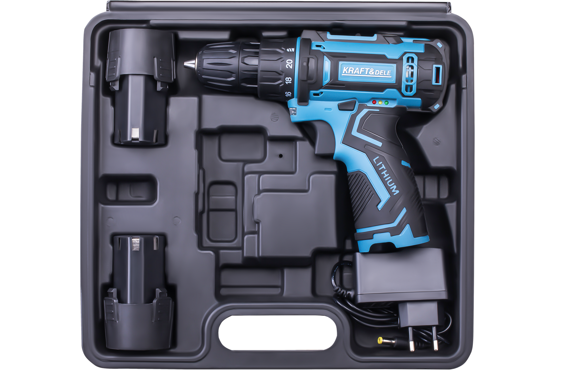 18V 1.5Ah Drill and Screwdriver Set + accessories KD3354