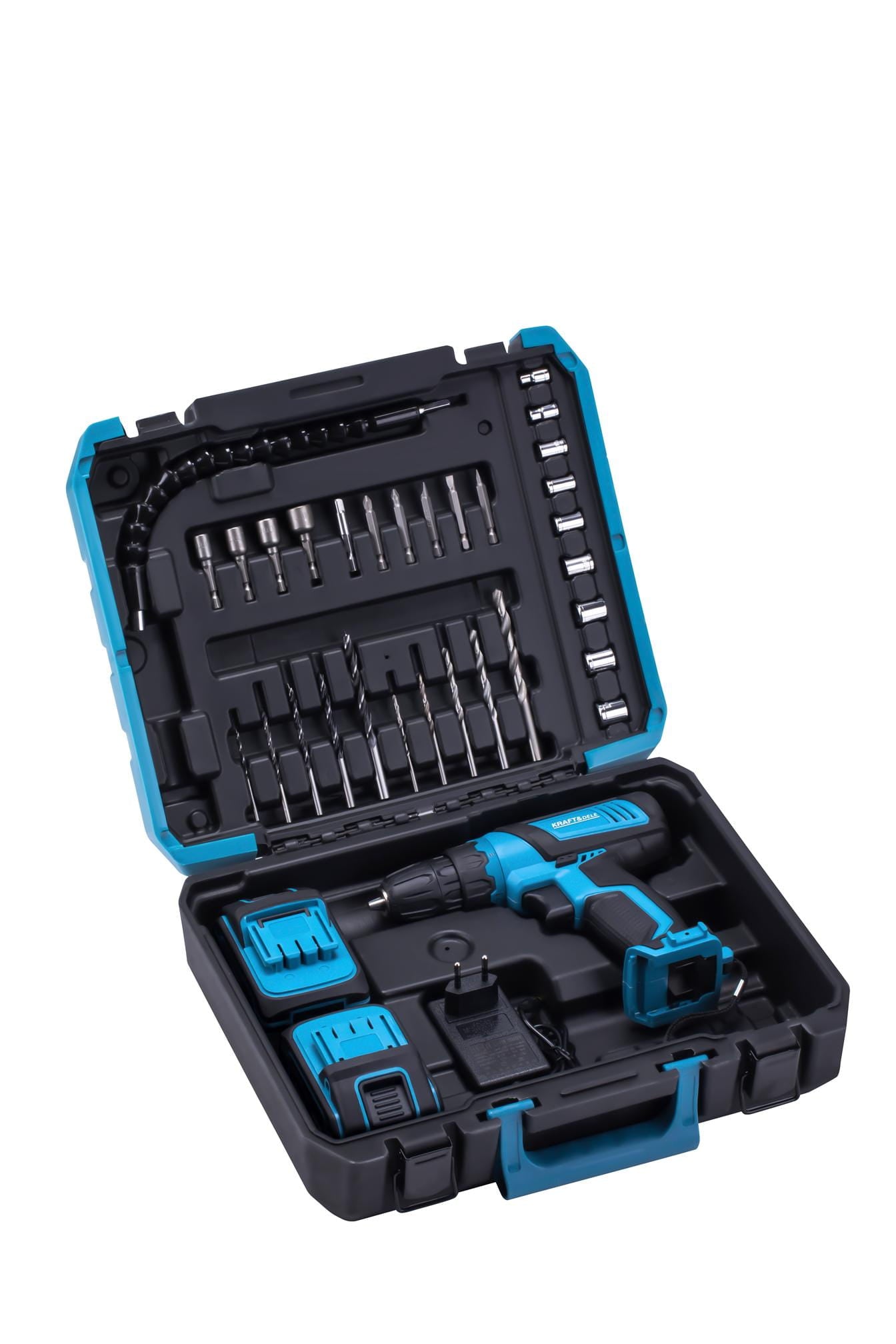 21V 2Ah Drill and Screwdriver Set + Accessories KD3355