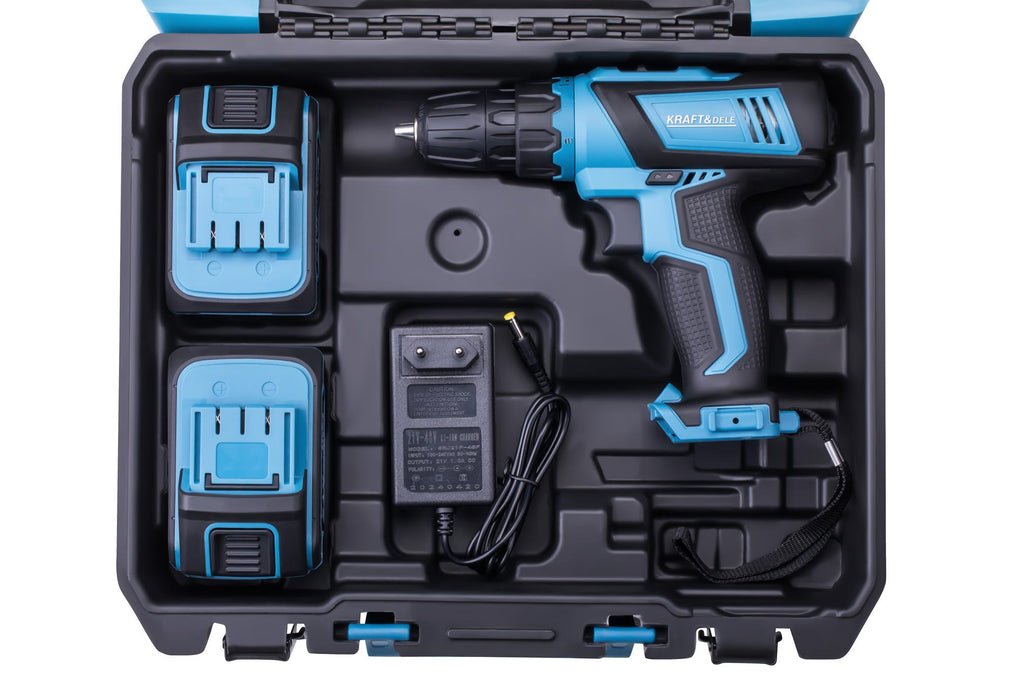 21V 2Ah Drill and Screwdriver Set + Accessories KD3355