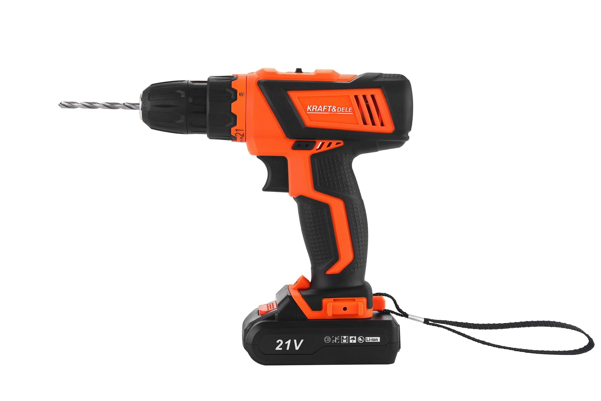 21V 2Ah puur-kruvikeeraja komplekt + tarvikud KD3356