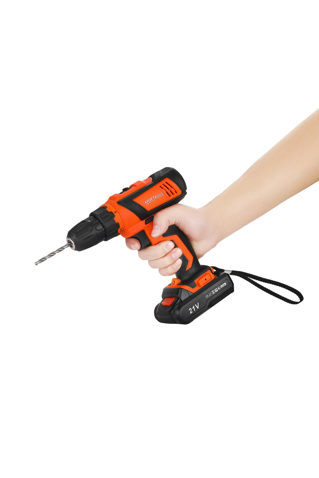 21V 2Ah puur-kruvikeeraja komplekt + tarvikud KD3356