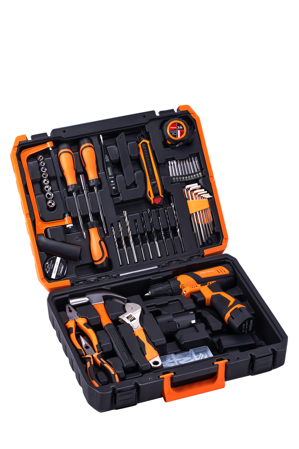 18V 1.5Ah Drill and Screwdriver Set + accessories KD3357