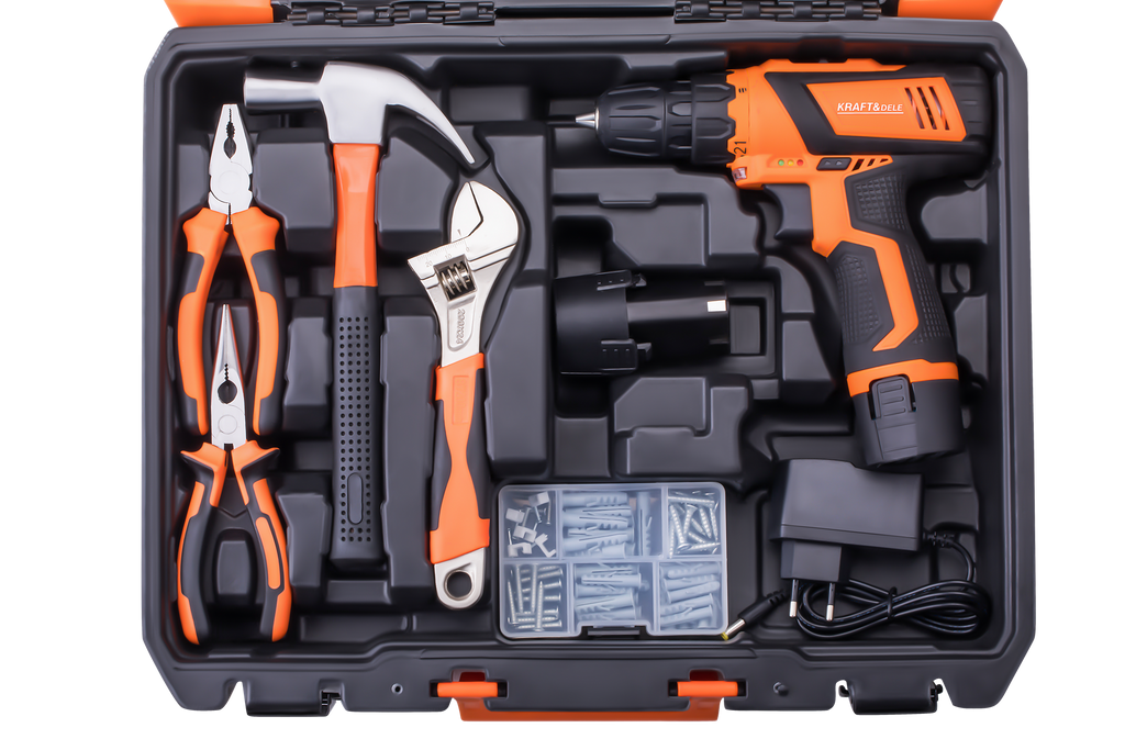 18V 1.5Ah Drill and Screwdriver Set + accessories KD3357