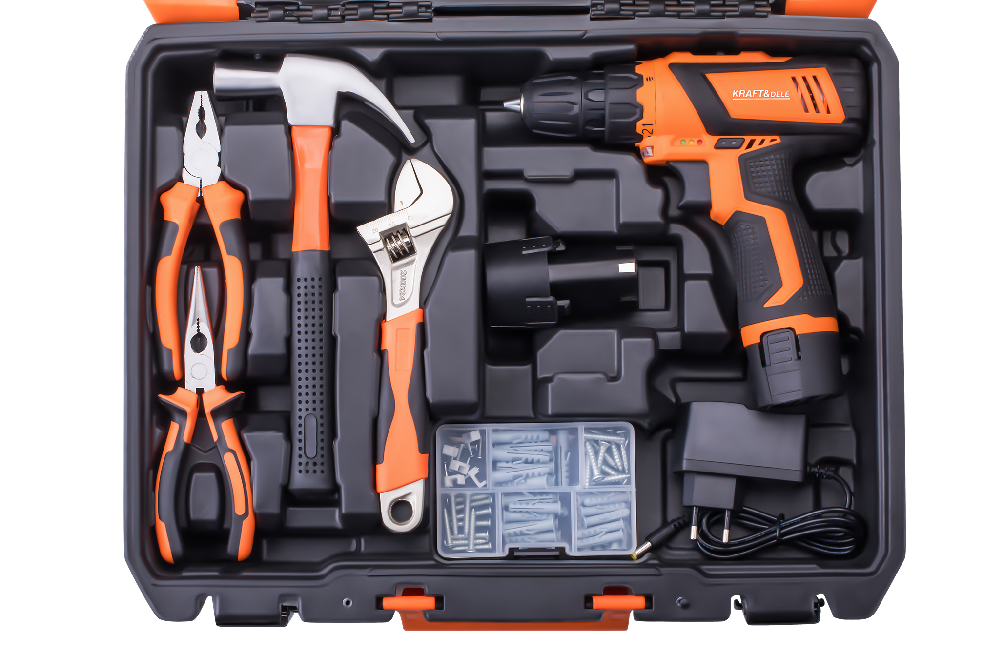 18V 1.5Ah Drill and Screwdriver Set + accessories KD3357