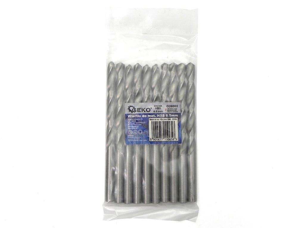 HSS drill bit for metal, 6.5 mm